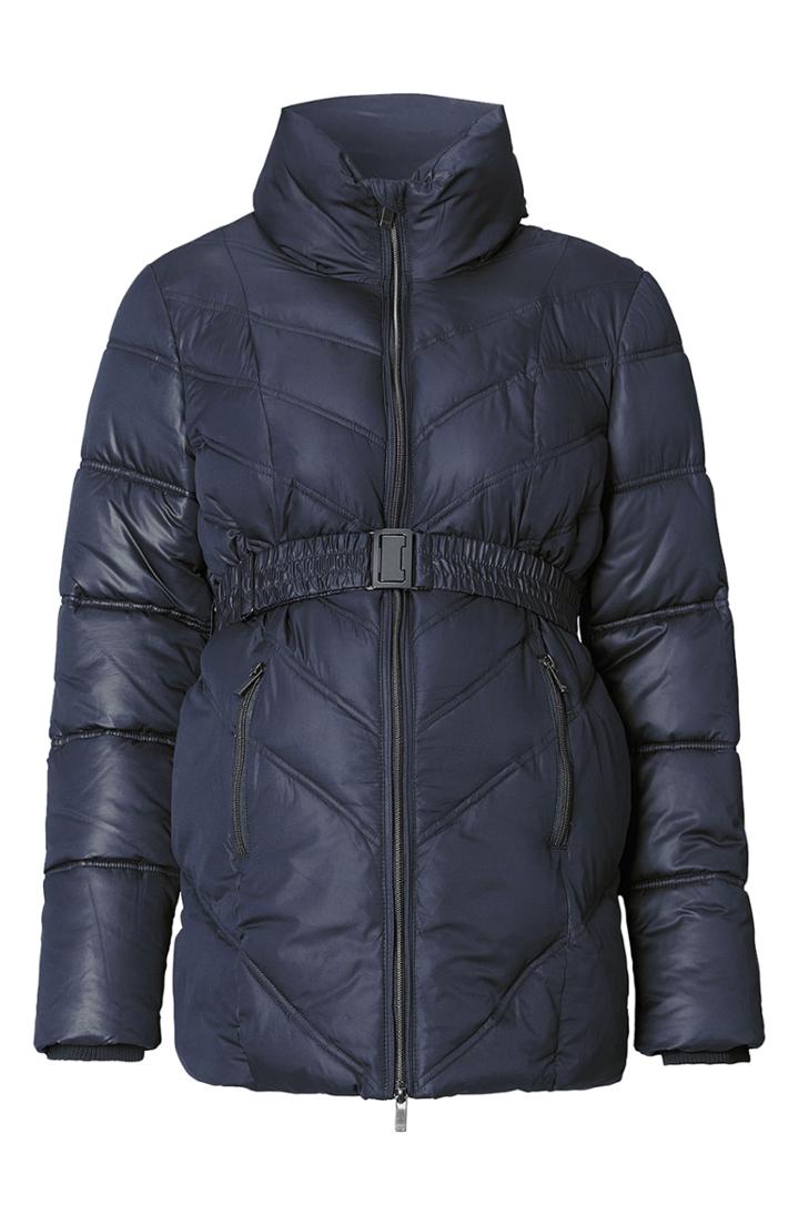 Women's Noppies Lene Quilted Maternity Jacket X-large - Blue