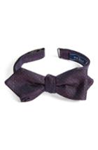 Men's The Tie Bar Flicker Self Bow Tie, Size - Purple