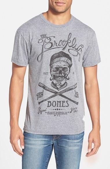 Men's 7th Inning Stretch 'brooklyn Bones' Graphic T-shirt