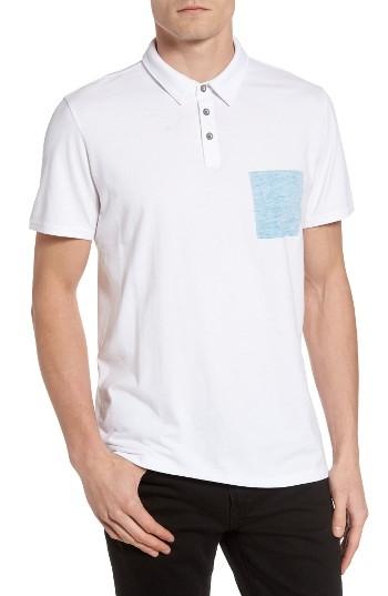 Men's Jason Scott Watson Trim Fit Polo - White