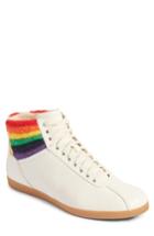Men's Gucci Bambi Rainbow Terry High Top Sneaker Us / 7uk - White