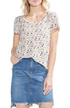 Women's Vince Camuto Whimsical Ditsy Top - White