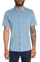 Men's Theory Slim Fit Air Pique Sport Shirt, Size - Blue