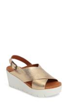 Women's Bos. & Co. Payton Platform Wedge Sandal .5-6us / 36eu - Metallic
