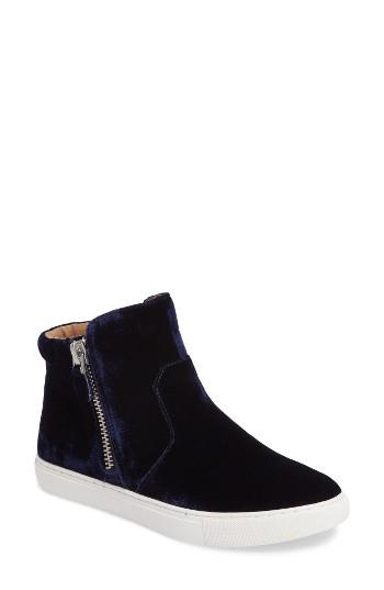Women's Gentle Souls Carole Zip Sneaker .5 M - Blue