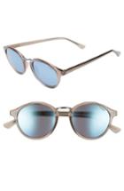 Women's Le Specs Paradox 49mm Oval Sunglasses - Light Pebble