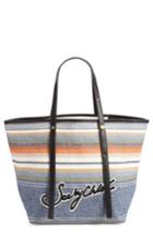 See By Chloe Stripe Canvas Tote -