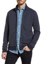 Men's Nordstrom Men's Shop Full Zip Fleece Jacket - Blue