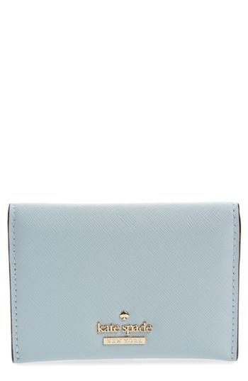 Women's Kate Spade New York Cameron Street - Farren Leather Card Case - Blue