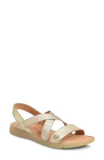 Women's B?rn 'atiana' Slingback Sandal M - Metallic