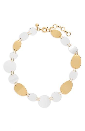 Women's J.crew Oval & Circle Necklace