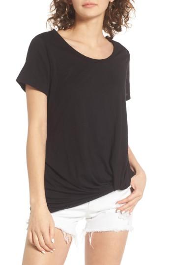 Women's Bp. Twist Front Tee - Black