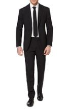 Men's Opposuits 'black Knight' Trim Fit Two-piece Suit With Tie