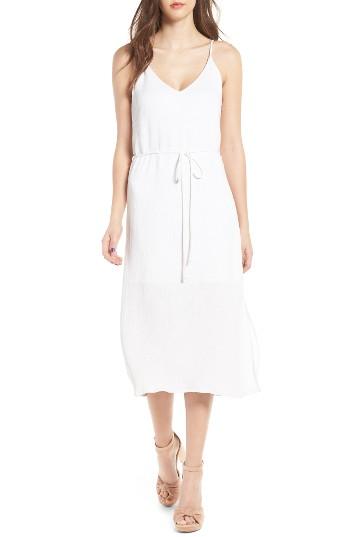 Women's J.o.a. Tie Waist Midi Dress