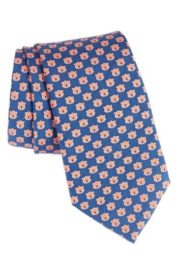 Men's Vineyard Vines Auburn University Silk Tie, Size - Blue