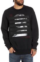 Men's Diesel S-bay-yb Webbed Graphic Sweatshirt - Black