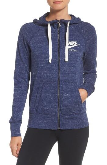 Women's Nike Sportswear Gym Vintage Hoodie - Blue
