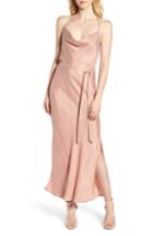 Women's Bardot Cara Cowl Neck Slip Dress - Pink