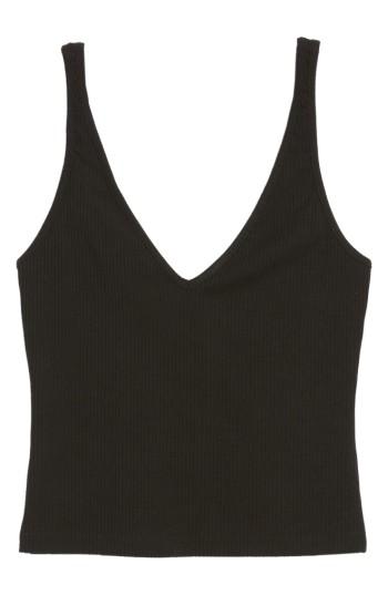 Women's Arrive Cropped Tank Top - Black