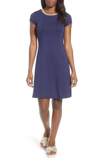 Women's Michael Michael Kors Crewneck Dress - Blue