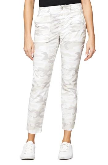 Petite Women's Sanctuary Peace Release Hem Cargo Pants P - White