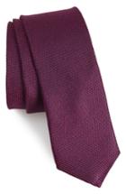 Men's Ted Baker London Garza Solid Silk Tie, Size - Burgundy