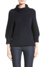 Women's Armani Collezioni Interlock Wool & Cashmere Sweater - Blue