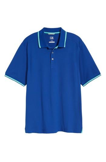 Men's Cutter & Buck Tipped Drytec Polo