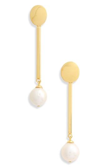 Women's Lizzie Fortunato Moonbeam Pearl Earrings