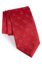 Men's Nordstrom Open Ground Silk Tie, Size - Red