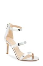 Women's Pelle Moda 'dalia' Three Strap Sandal .5 M - Metallic