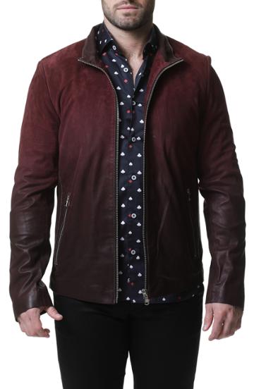 Men's Maceoo Degrade Leather Jacket