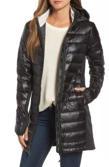Women's Canada Goose 'hybridge Lite' Slim Fit Hooded Packable Goose Down Coat