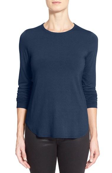 Women's Eileen Fisher Crewneck Top - Blue