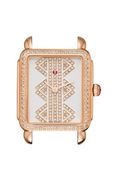 Women's Michele Deco Ii Mid Diamond Dial Watch Case, 26mm X 28mm