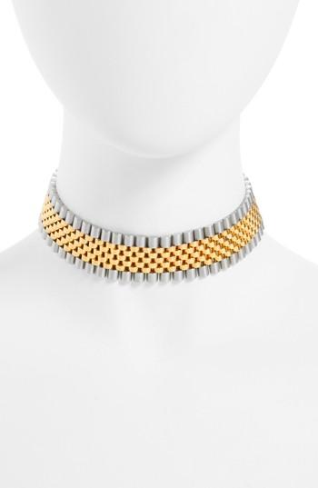 Women's Alexander Wang Watch Strap Choker Necklace