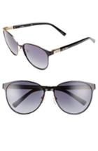 Women's Max Mara Diamov 59mm Gradient Cat Eye Sunglasses - Matte Black