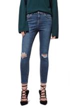 Women's Topshop Moto 'jamie' Ripped Skinny Ankle Jeans