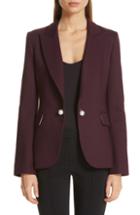 Women's Adam Lippes Imitation Pearl Embellished Double Face Blazer