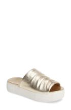Women's Jslides Alura Platform Slide Sandal M - Metallic