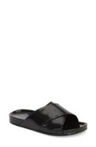 Women's Topshop Roxy Jelly Slide Sandal .5us / 36eu M - Black