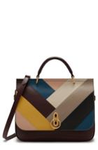 Mulberry Amberley Colorblock Top Handle Bag - Brown
