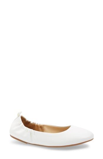 Women's Splendid Bailee Skimmer Flat .5 M - White