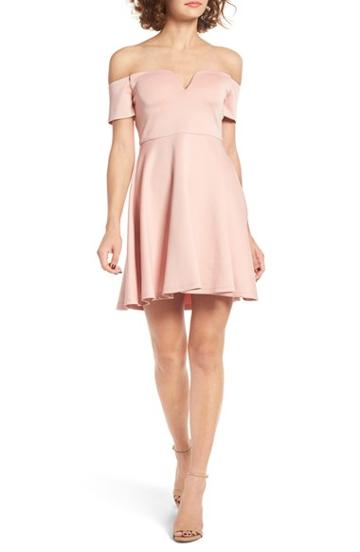 Women's Cream & Sugar Sweetheart Off The Shoulder Dress