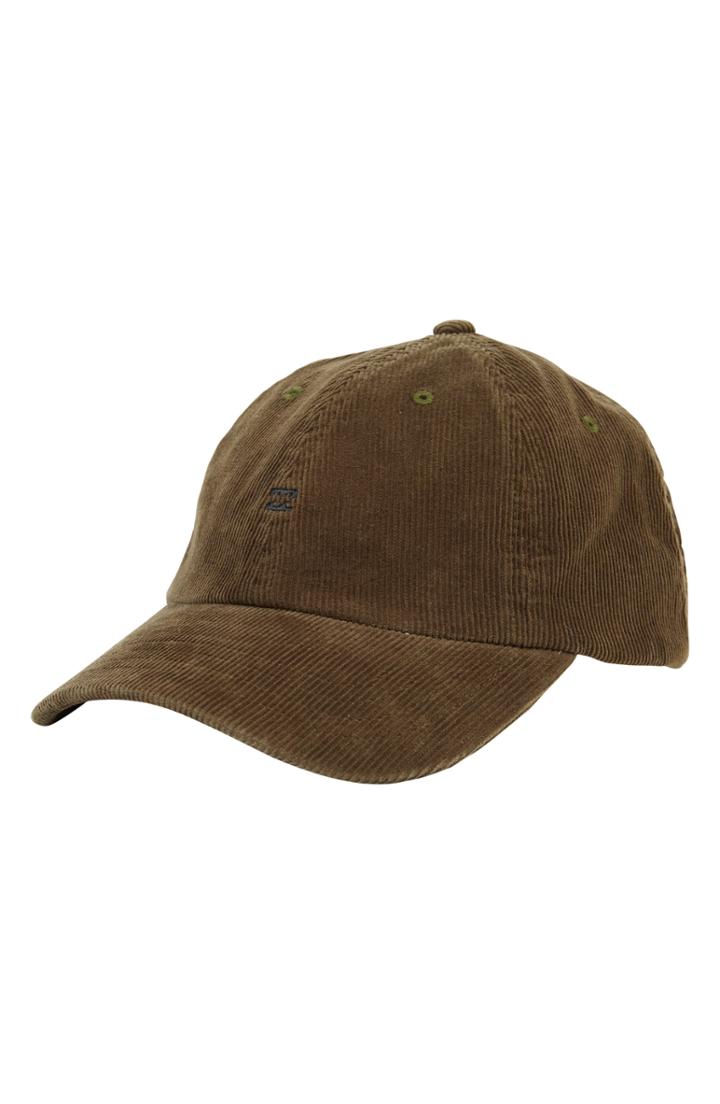 Men's Billabong All Day Corduroy Baseball Cap - Green