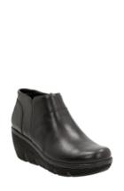 Women's Clarks 'clarene Sun' Wedge Boot M - Black