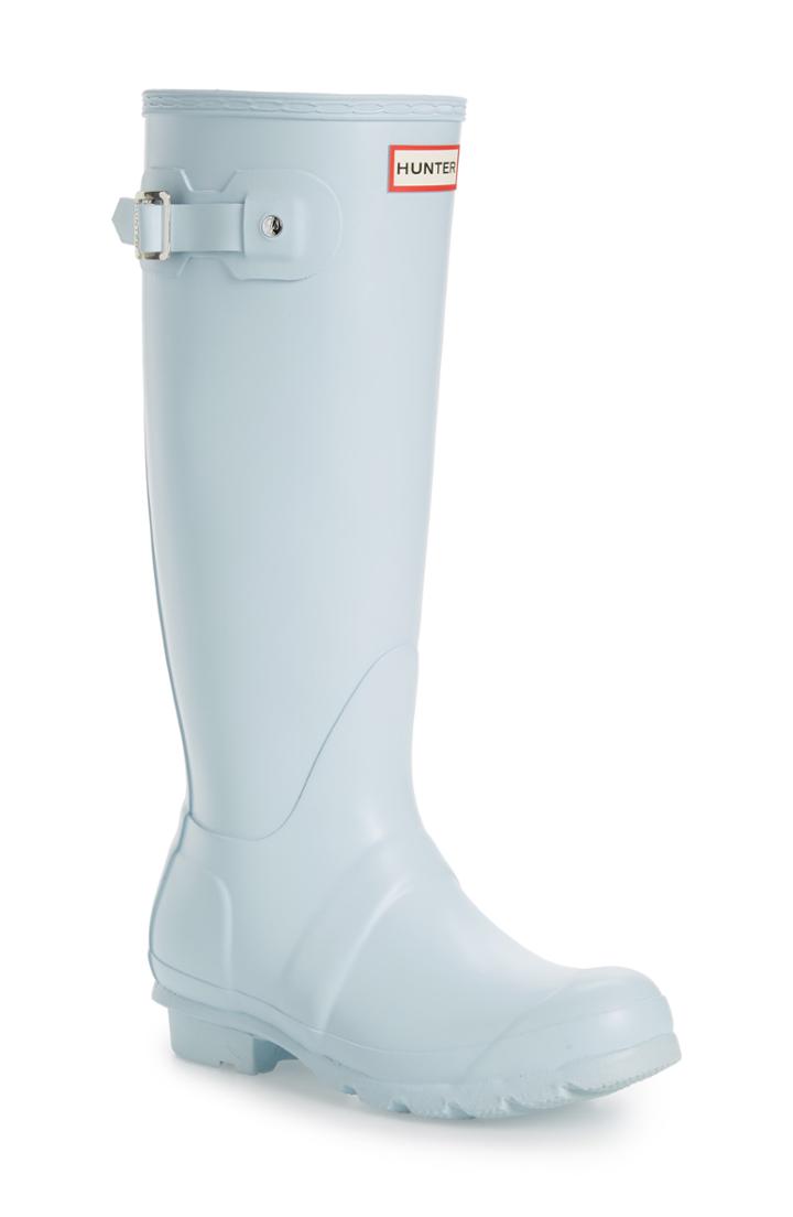 Women's Hunter Original Waterproof Rain Boot, Size 8 M - Blue