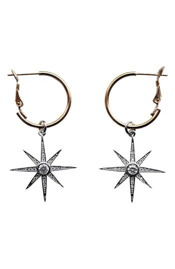 Women's Gemelli Starburst Mini Hoop Earrings