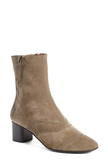 Women's Chloe Lexie Block Heel Boot Us / 35eu - Grey