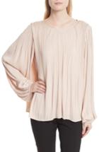 Women's Elizabeth And James Grove Pleated Blouse - Pink